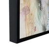 Watercolor Flowers Framed Embellished Canvas Wall Art Print - 24"x24"